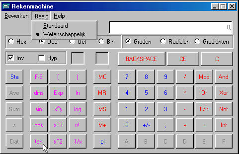 Wetenschappelijke calculator voor elevatie berekening en obstakels Rekenmachine om de hoogte hoek van de satelliet voor de schotel te berekenen