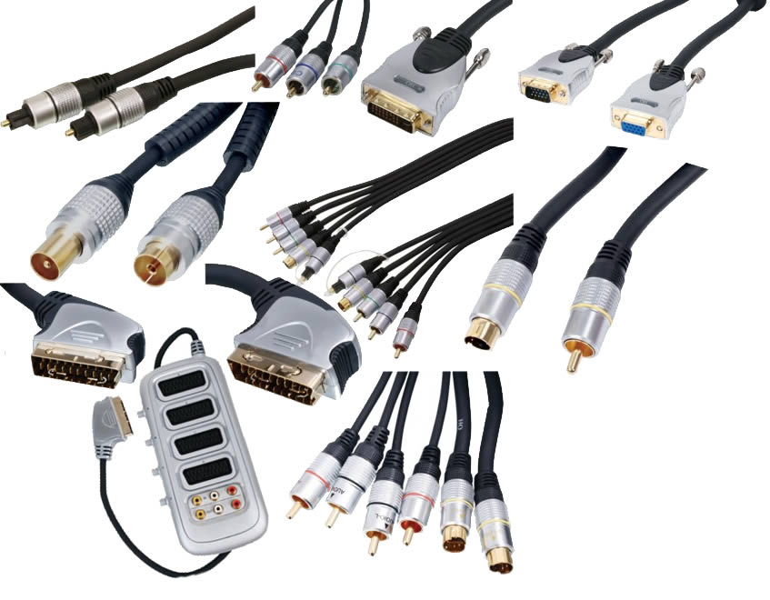 UTP, HDMI, DVI, VGA kabel
